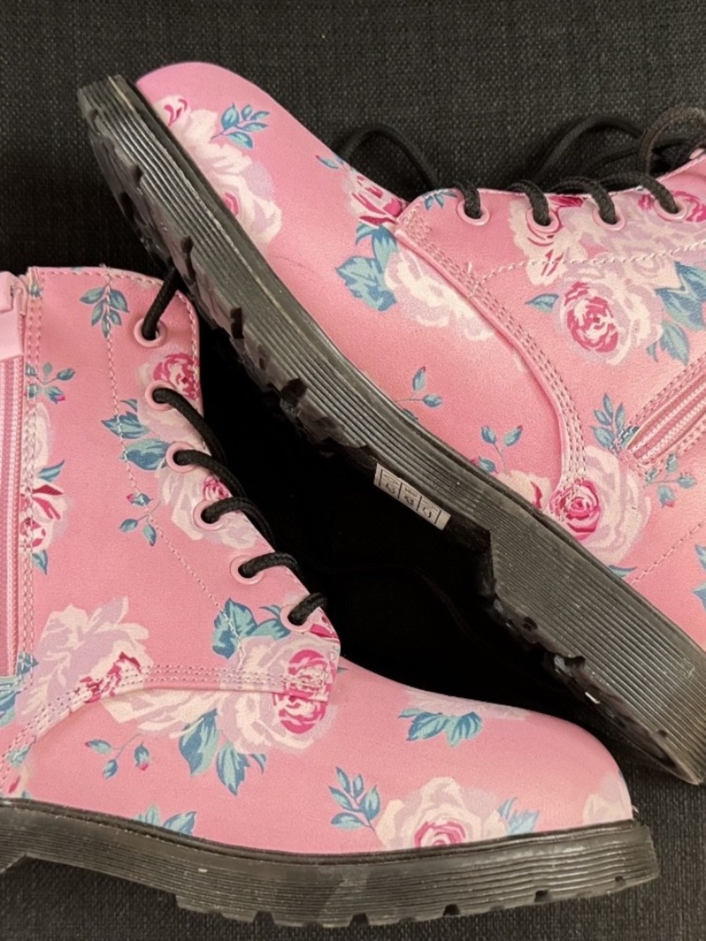 Fabkids Awesome Pink Floral Themed Boots
